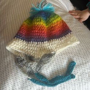 Crocheted baby hat